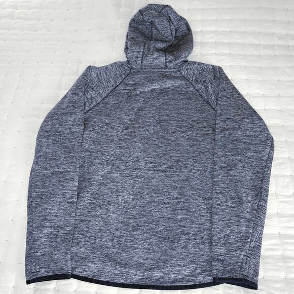 Under Armour ColdGear Hoodie Women's M | Navy Blue Melange Performance | EUC - Picture 3 of 11
